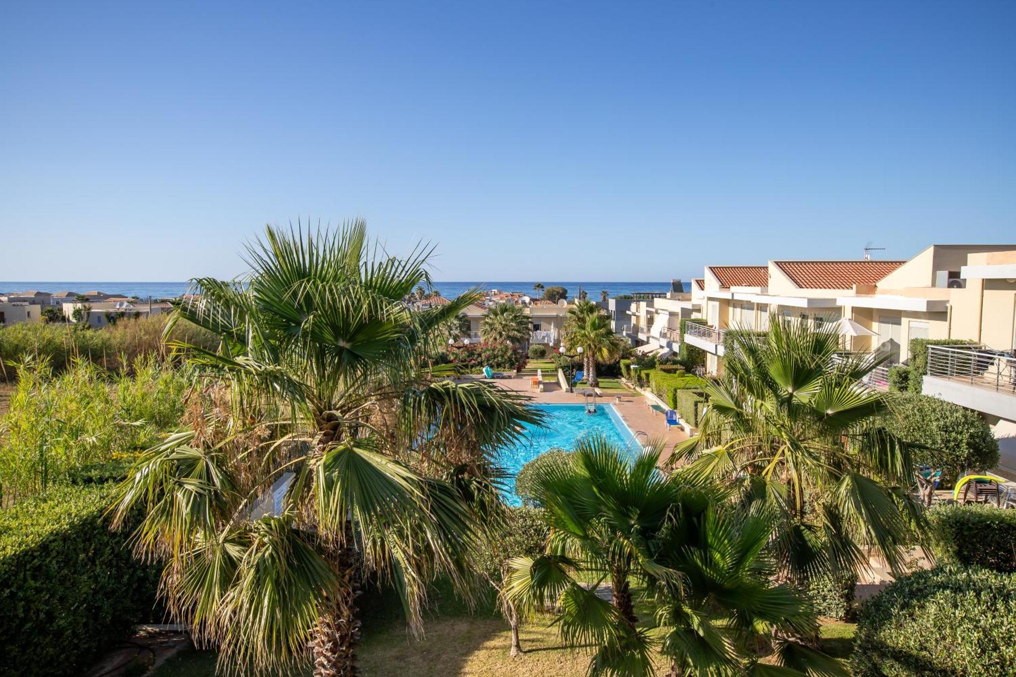 Апартаменти Maleme Yoga Blue Chania  Екстер'єр фото